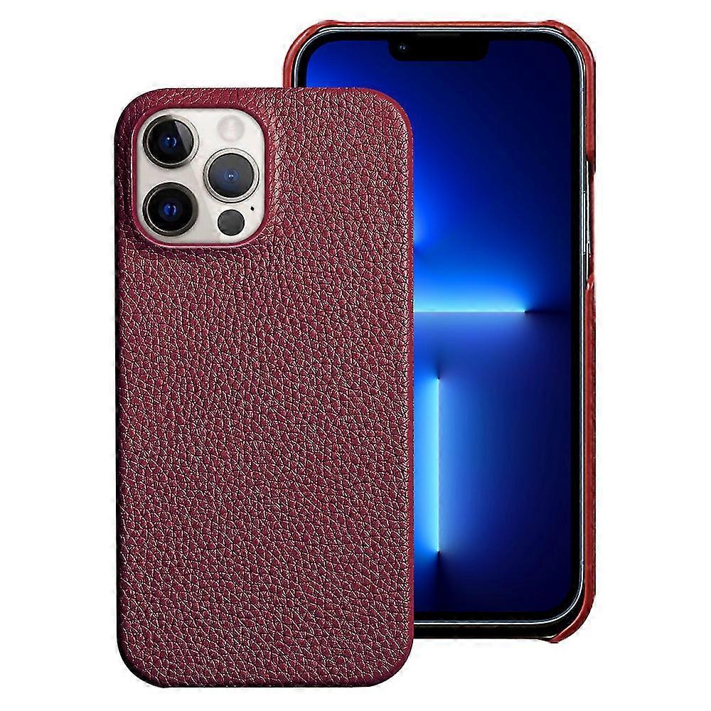 Genuine Leather Phone Case For Iphone 13 13pro 13pro Max 13 Mini Back Cover