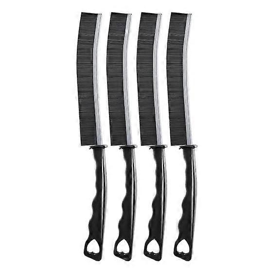 4Pcs Gap Cleaning Brush Ergonomic Design Hard Bristle Crevice Brush with Hanging Hole for Home Kitchen Bathroom