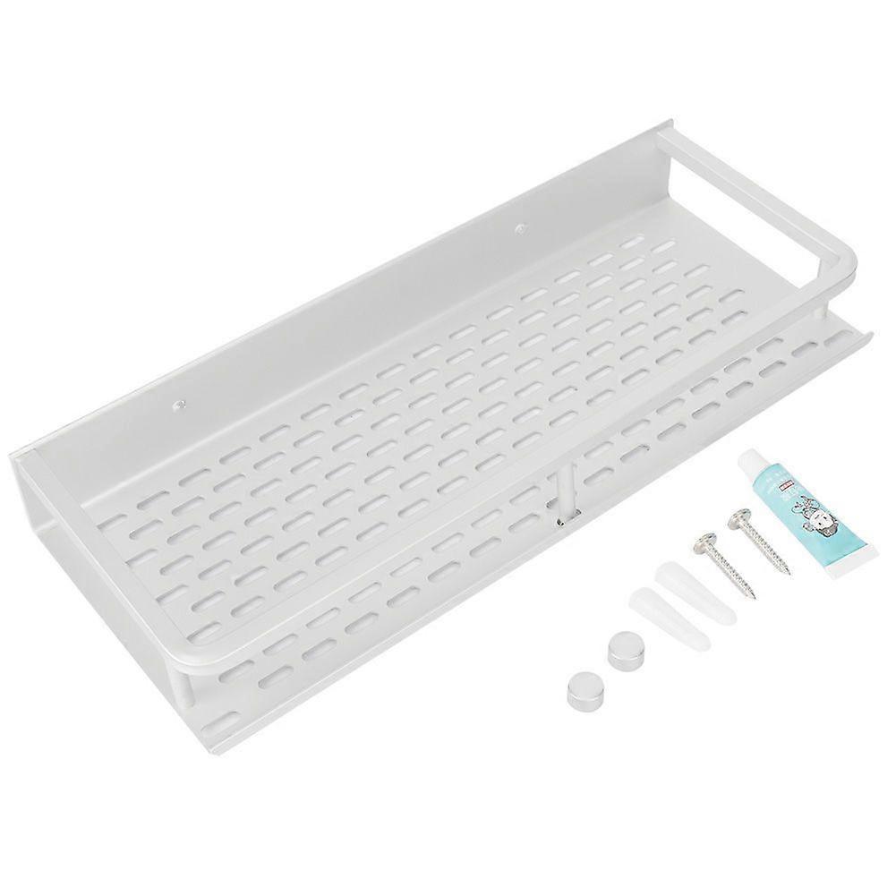 Space Aluminum Bathroom Shower Shelf Storage Rectangle Corner Basket Wall Mounted Rack