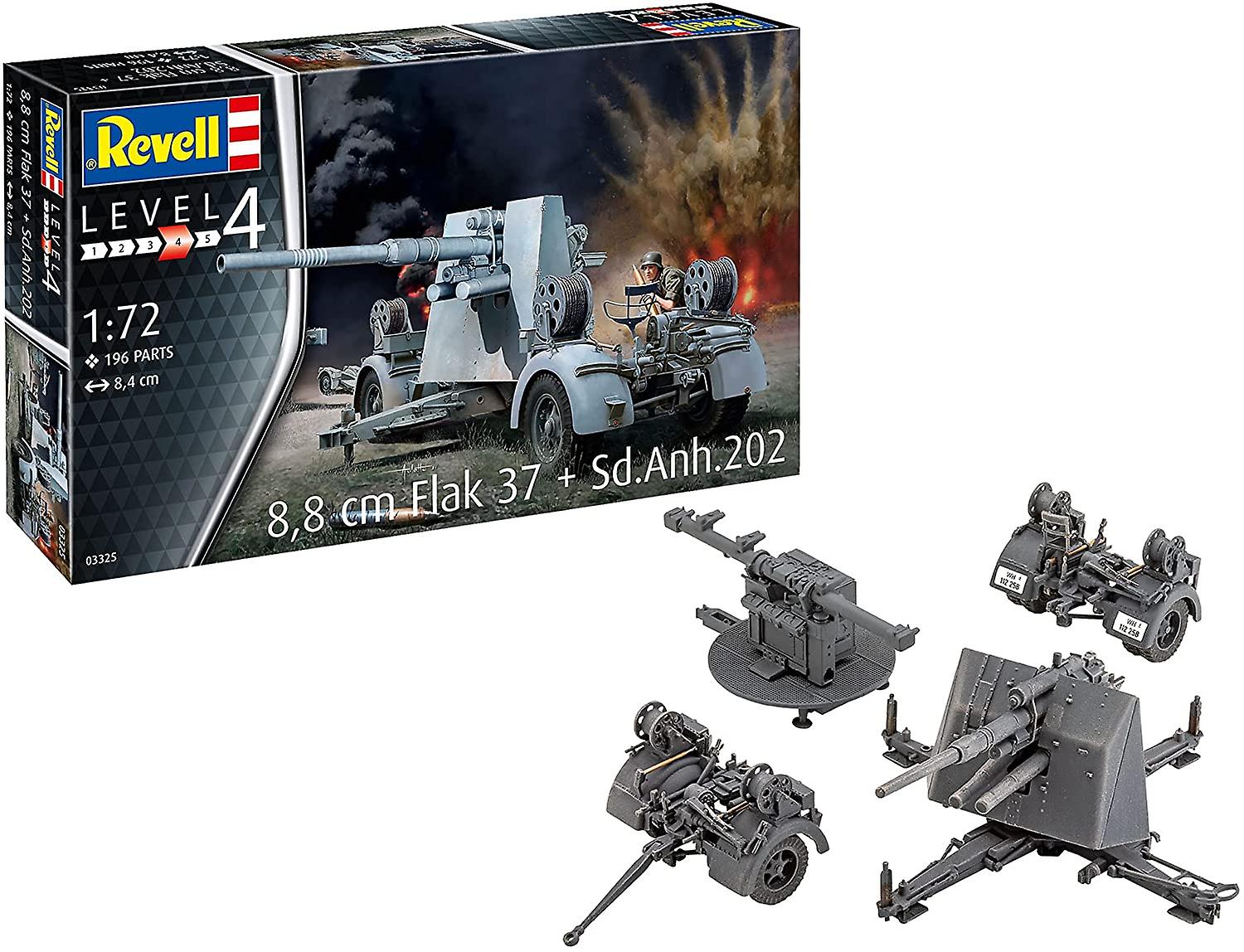 Revell 88 Cm Flak 37 + Sd.Anh.202 Model Kit