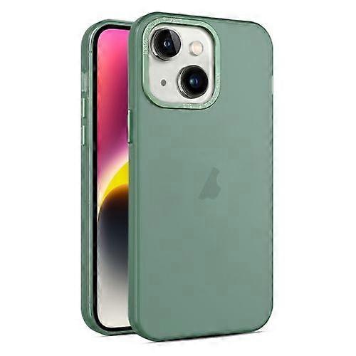 For iPhone 15 Frosted Translucent Mist Phone Case