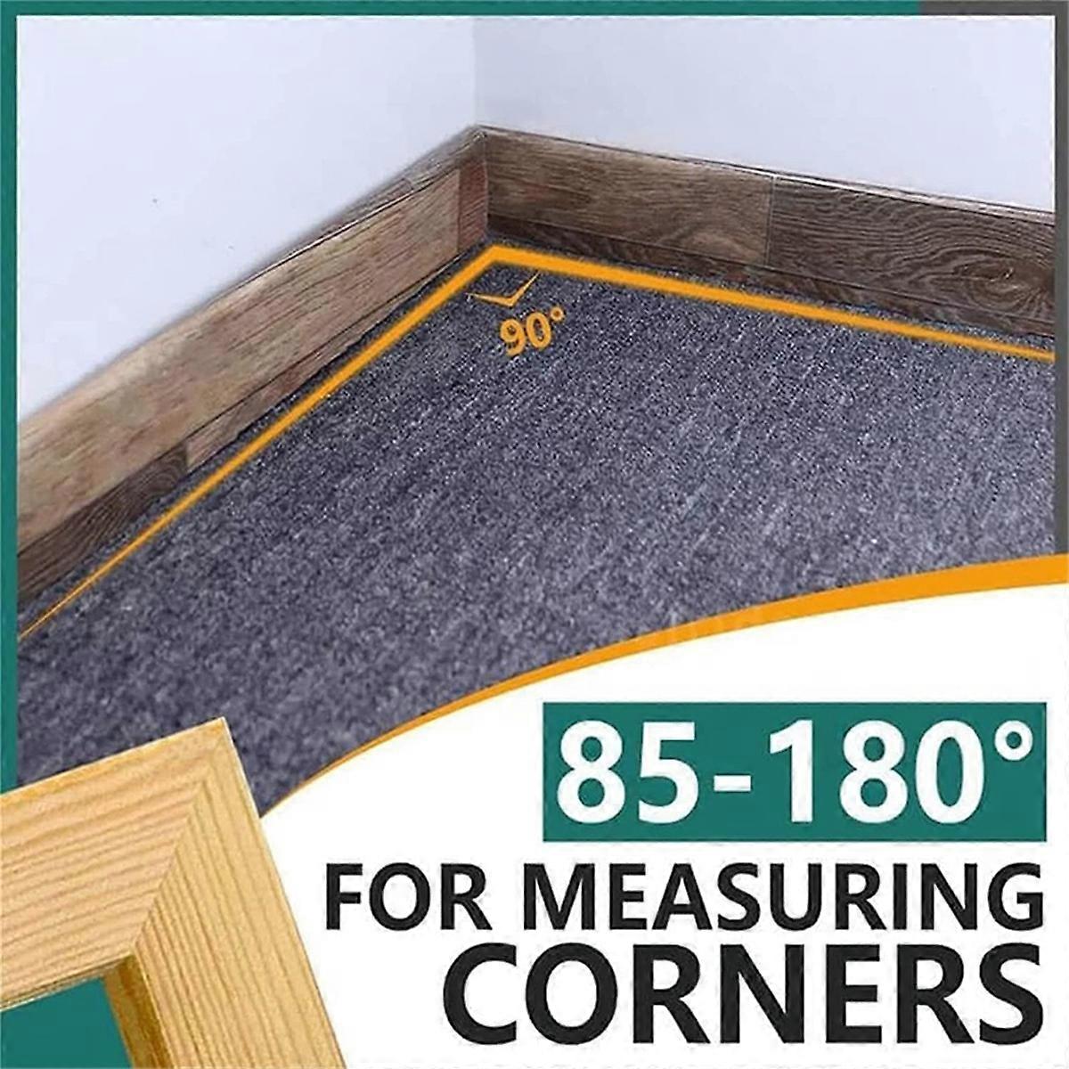 2pcs Black 2-in-1 Function Bevel Cutting Frame with Scale for Precision Cutting