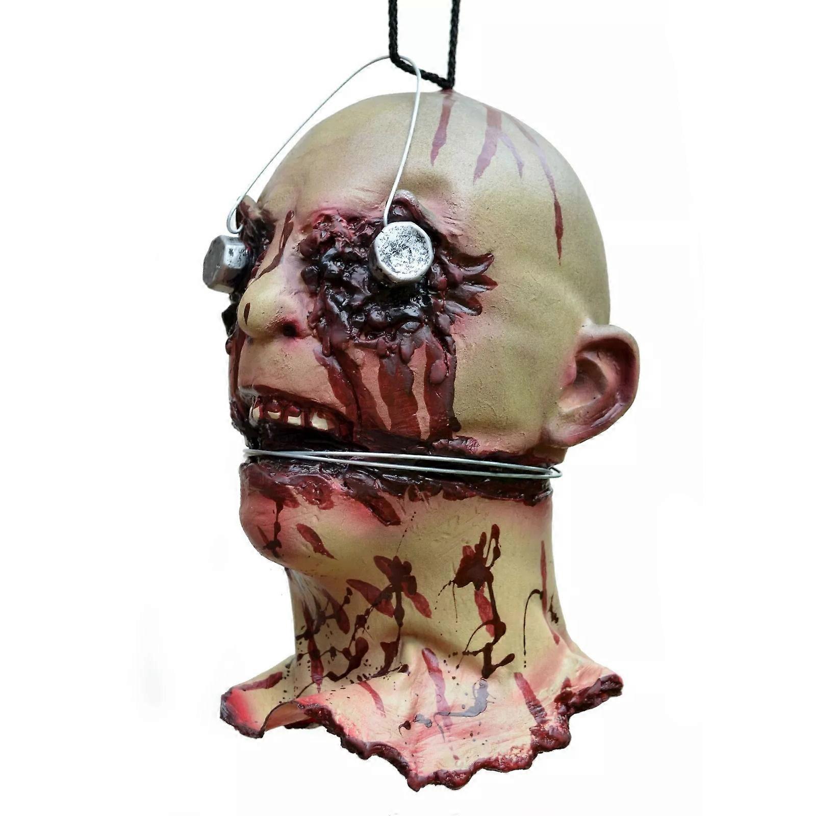 Life Size Walking Dead Zombie Rotting Corpse Severed Head Prop
