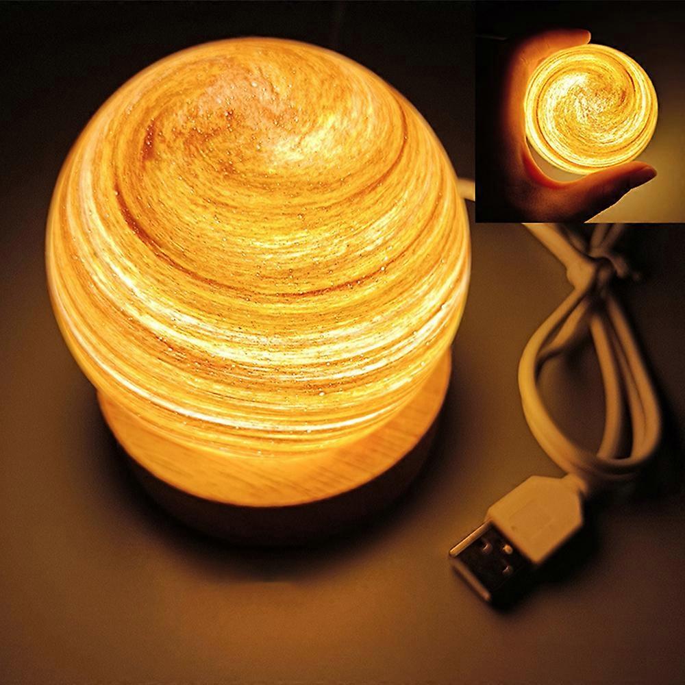 USB-drevet Sunset Planet natlampe - Premium 80mm udgave med gaveæske