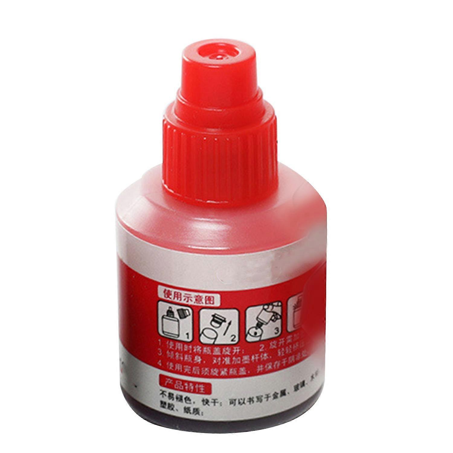 Marker Ink Waterproof Fade Resistant Quick Refilling Oil Marker Refill Ink with Drop Dispensing Syst
