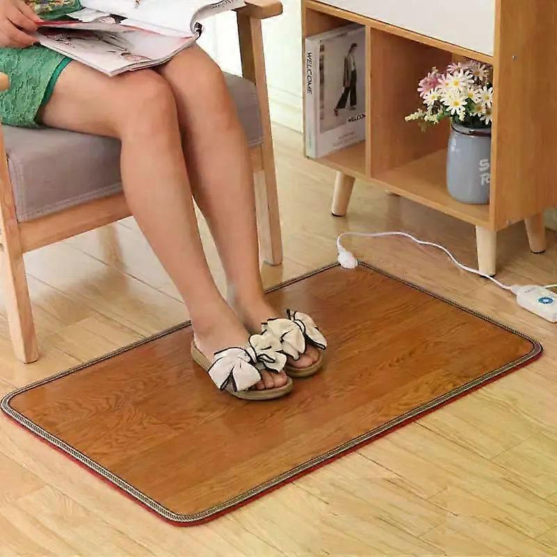 Winter Heating Foot Mat 220V Office home Electric Heating Pad Warm Feet HeaterThermarpet Leather Household Floor Electric Heater