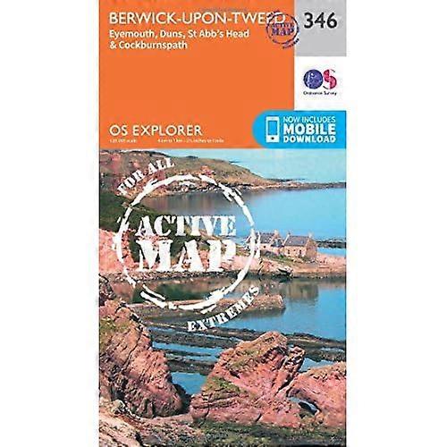 OS Explorer Map Active (346) Berwick-upon-Tweed (OS Explorer Active Map)
