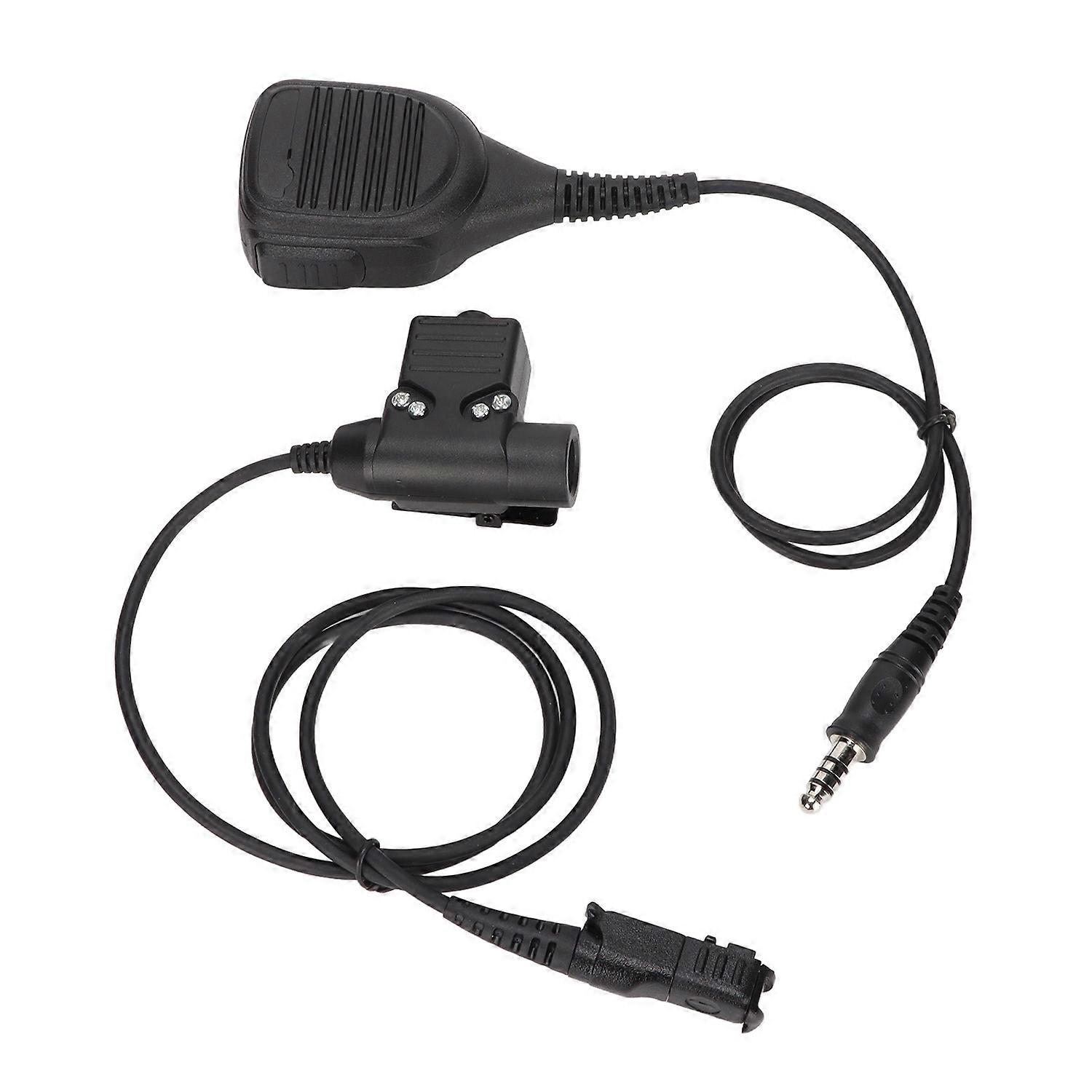 Shoulder Microphone 7.1mm Plug Walkie Talkie Speaker Mic with U94 PTT for MOTOROLA XiR P6600 P6620 D