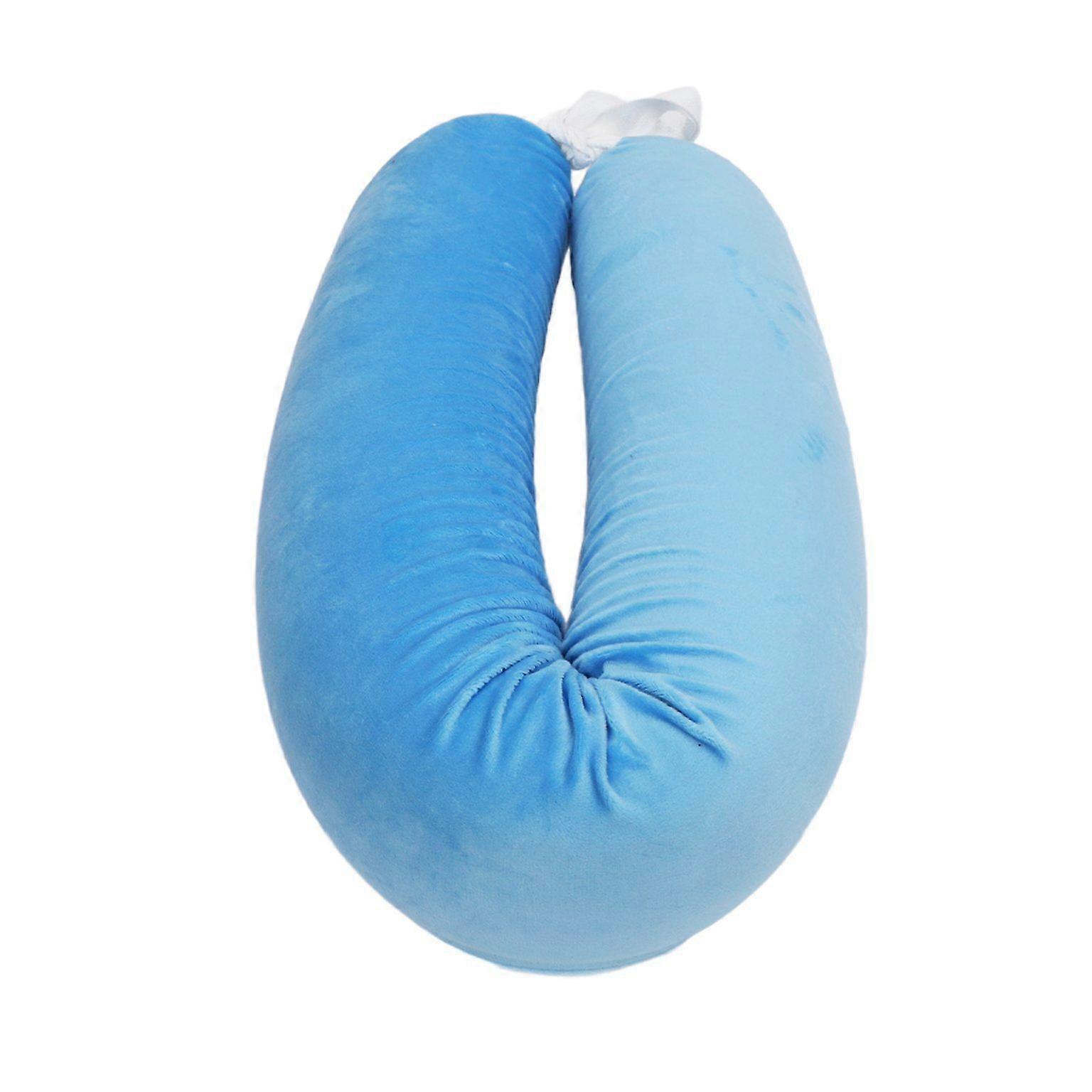 Lumbar Foam Travel Pillow with Wrap-Around Design for Muscle Relaxation
