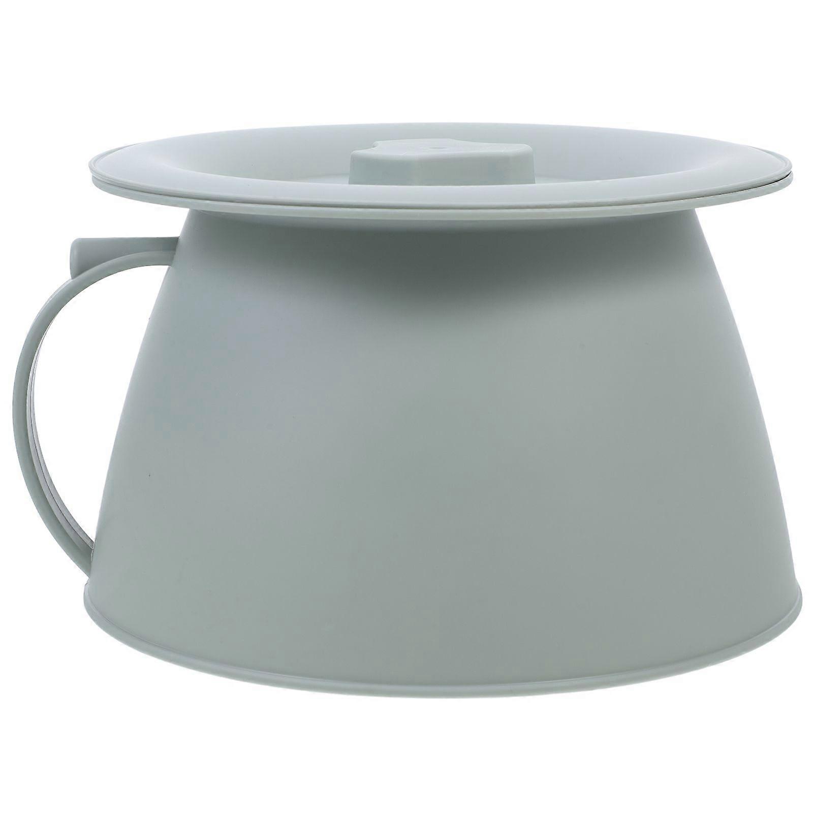 Handle Chamber Pot Convenient Urinal Pot Elderly Plastic Spittoon With Lid