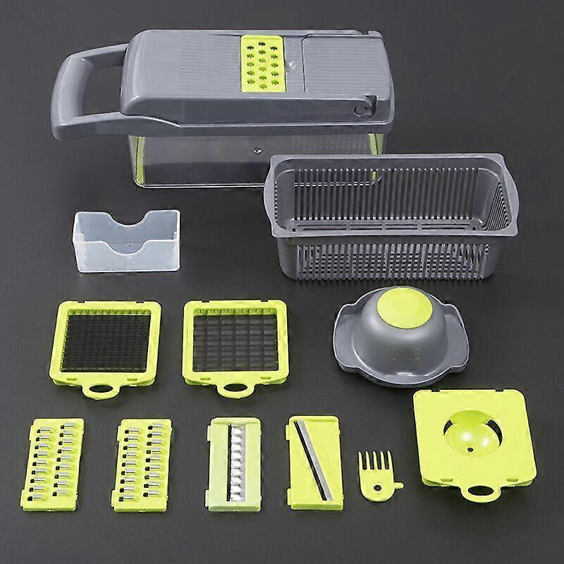Vegetable Cutter Multifunctional Slicer Fruit Potato Peeler Carrot Grater Kitchen Accessories Basket Vegetable Slicer