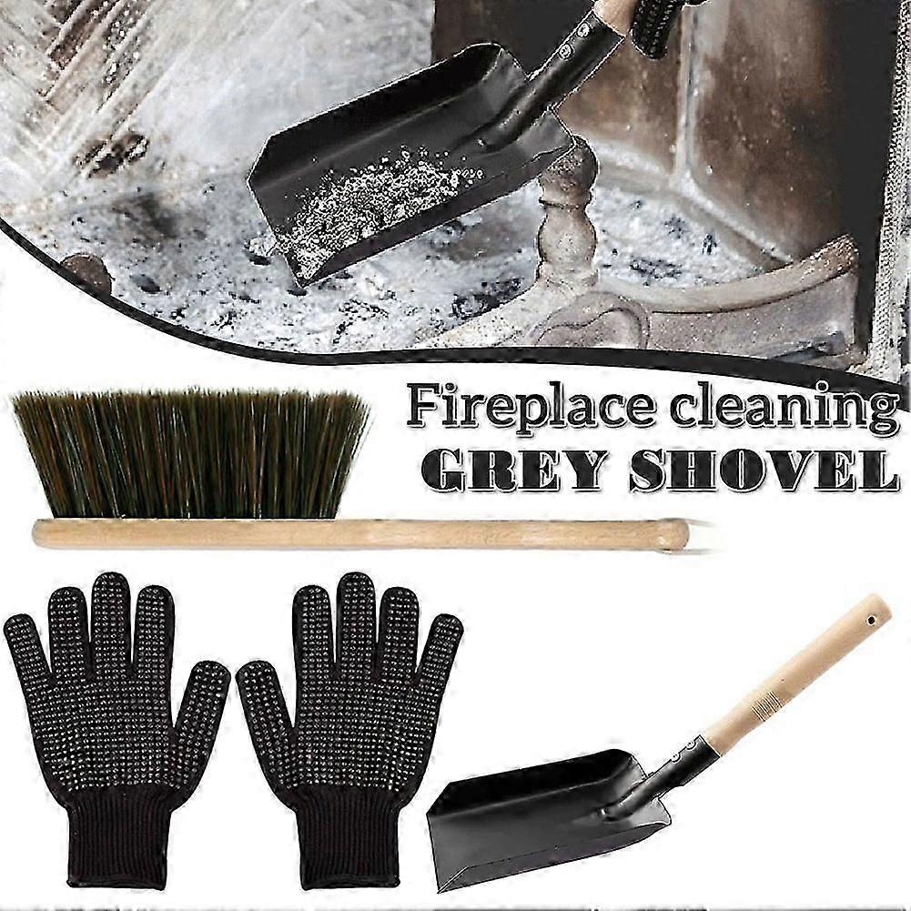 Fireplace Cleaning Set High Temperature Reisitance Fireplace Washing Tools for House