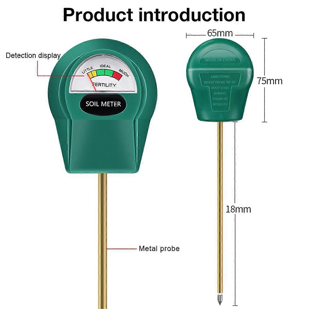 Soil Fertility Tester for Garden Nursery Potting Soil Nutrient Fertility Tester Essential Gardening