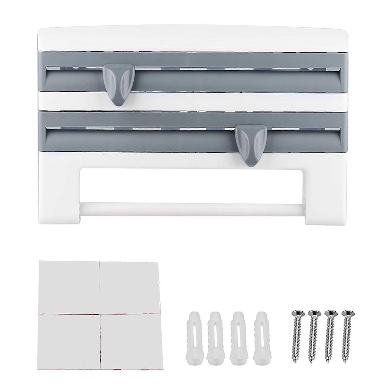 WallMount σάλτσα μπουκάλι αποθήκευσης ράφι χαρτί πετσέτα βραχίονα συντηρητικό διανομέας ταινιών