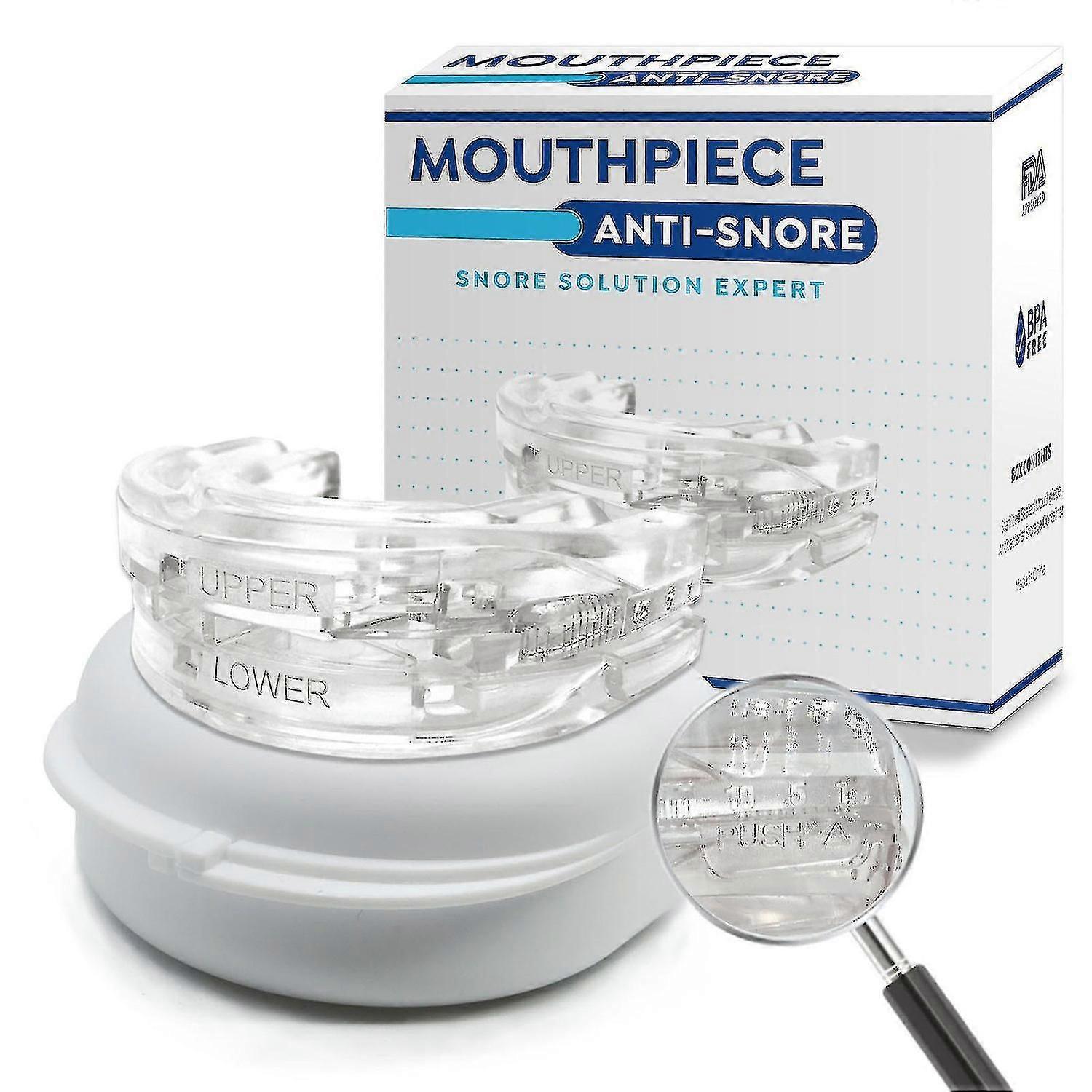 Adjustable anti-snoring mouthguard (2pcs)