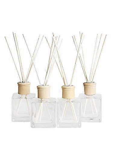 4-piece glass diffuser with cane stick