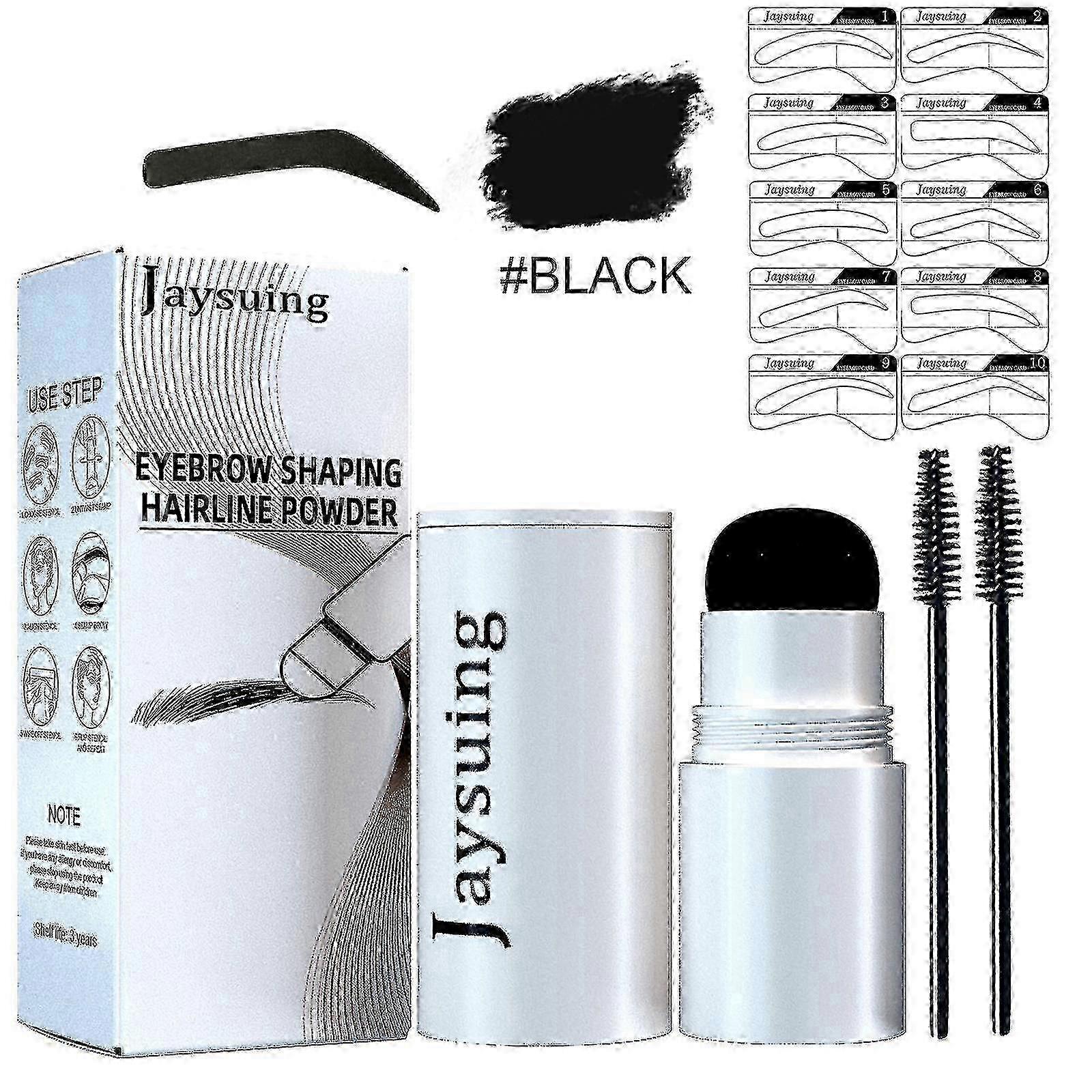 Jaysuing De Sourcils Impression Set Sourcils Poudre Hairline Portable Sourcils Réparation Ombre Re-hhair Modification Sourcils