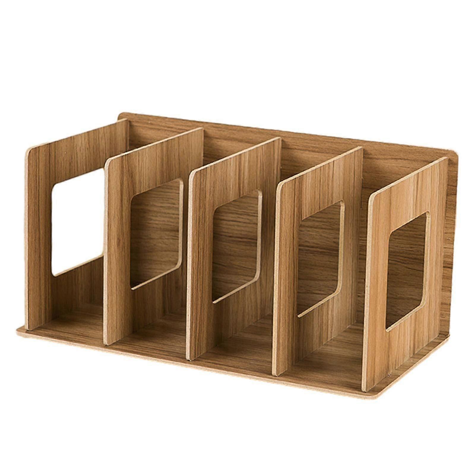 Desktop Bookcase Desk Organizer Book Support Bookshelf Storage Rack for Magazines Christmas Video Games Heavy Books Cookbooks
