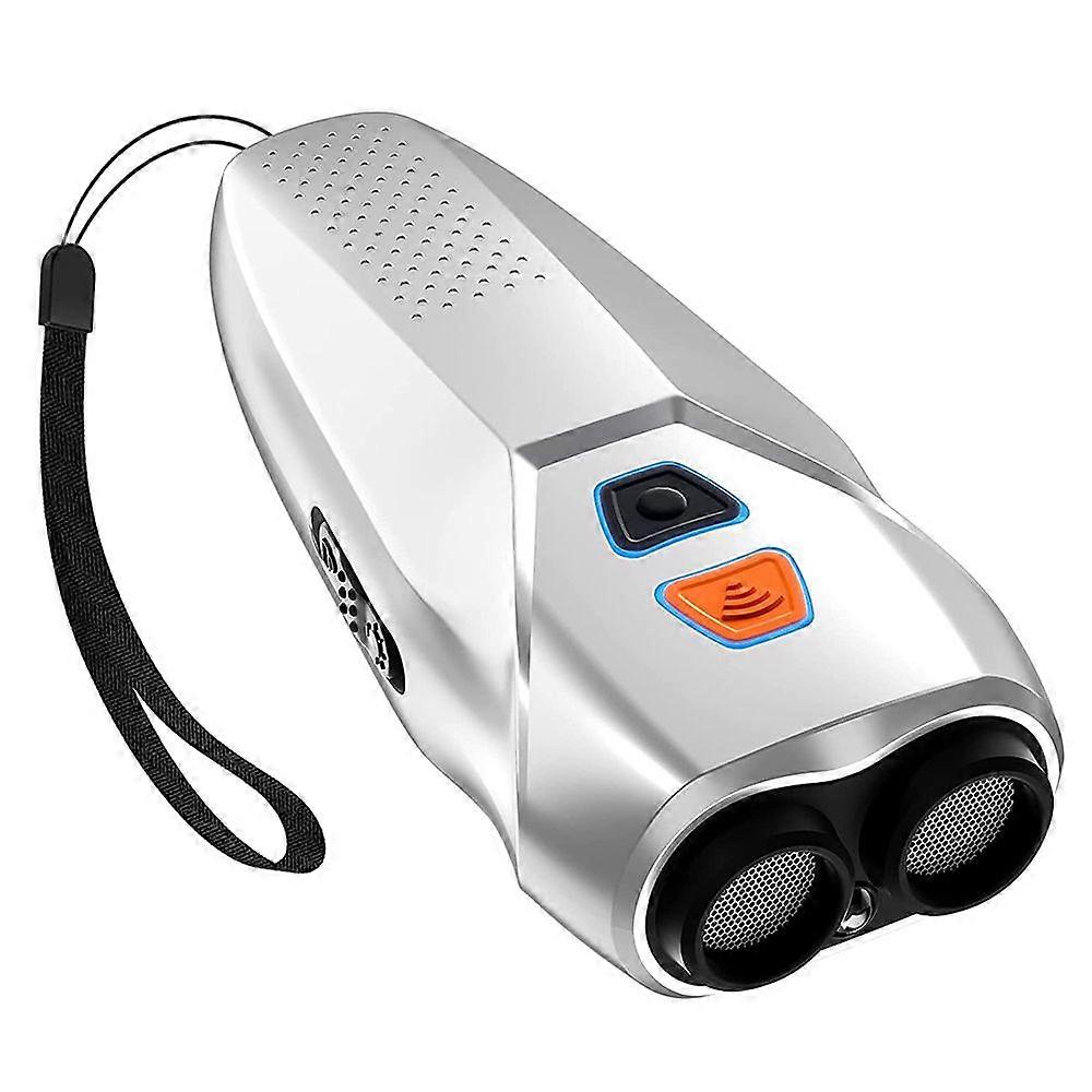 Dog Barking Control Devices Dual Sensor Anti-Barking Device with LED Flashlight Ultra-sonic Dog Bark Deterrent for Indoors Outdoors