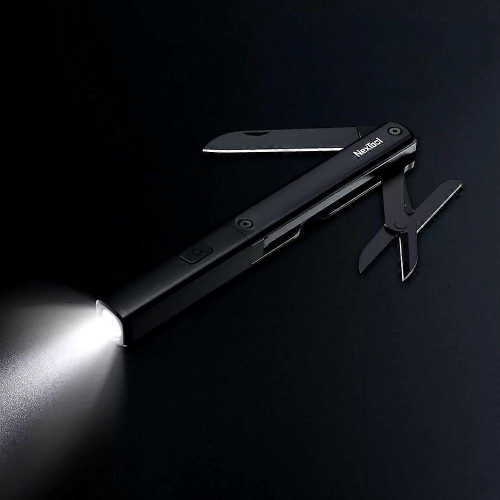 NEXTOOL Multifunctional Pen Tools 3-IN-1 Flashlight Knife Scissors USB Rechargeable IPX4 Waterproof Portable Tools