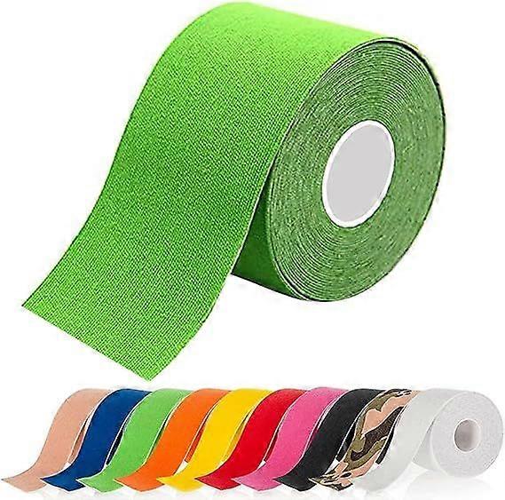 Kinesiology Tape | 5m Roll of Elastic Muscle Support Tape for Exercise, Sports & Injury Recovery
