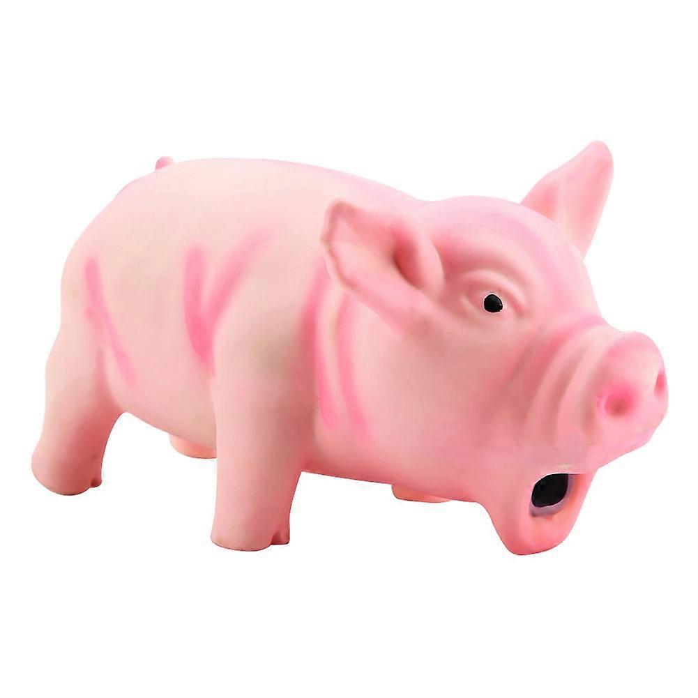 Squeaky, Grunting, Bite-Resistant Dog Toy for Interactive Play