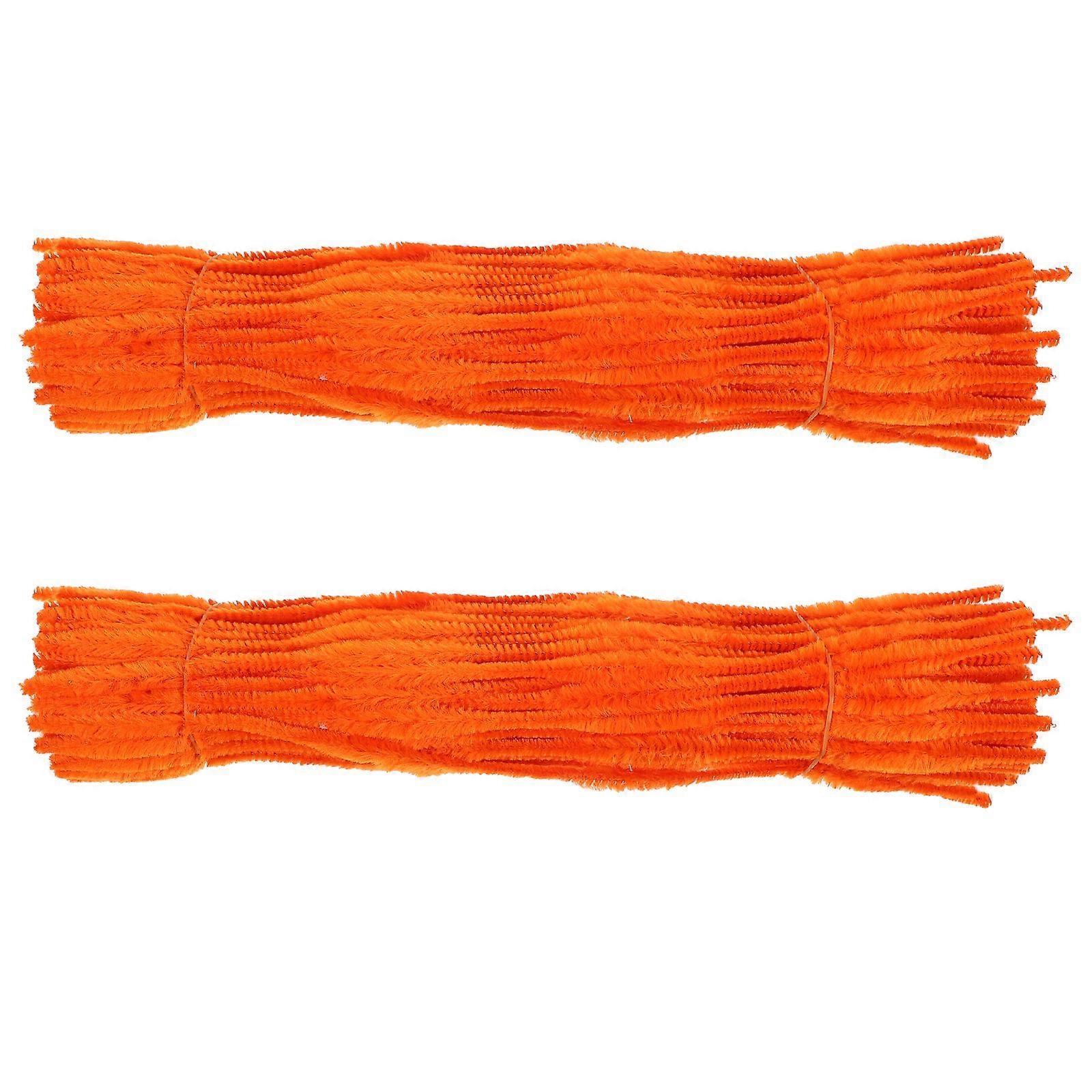 200pcs Twistable Stems Twisted Stick Crafted Handmade Bendable Plush Sticks