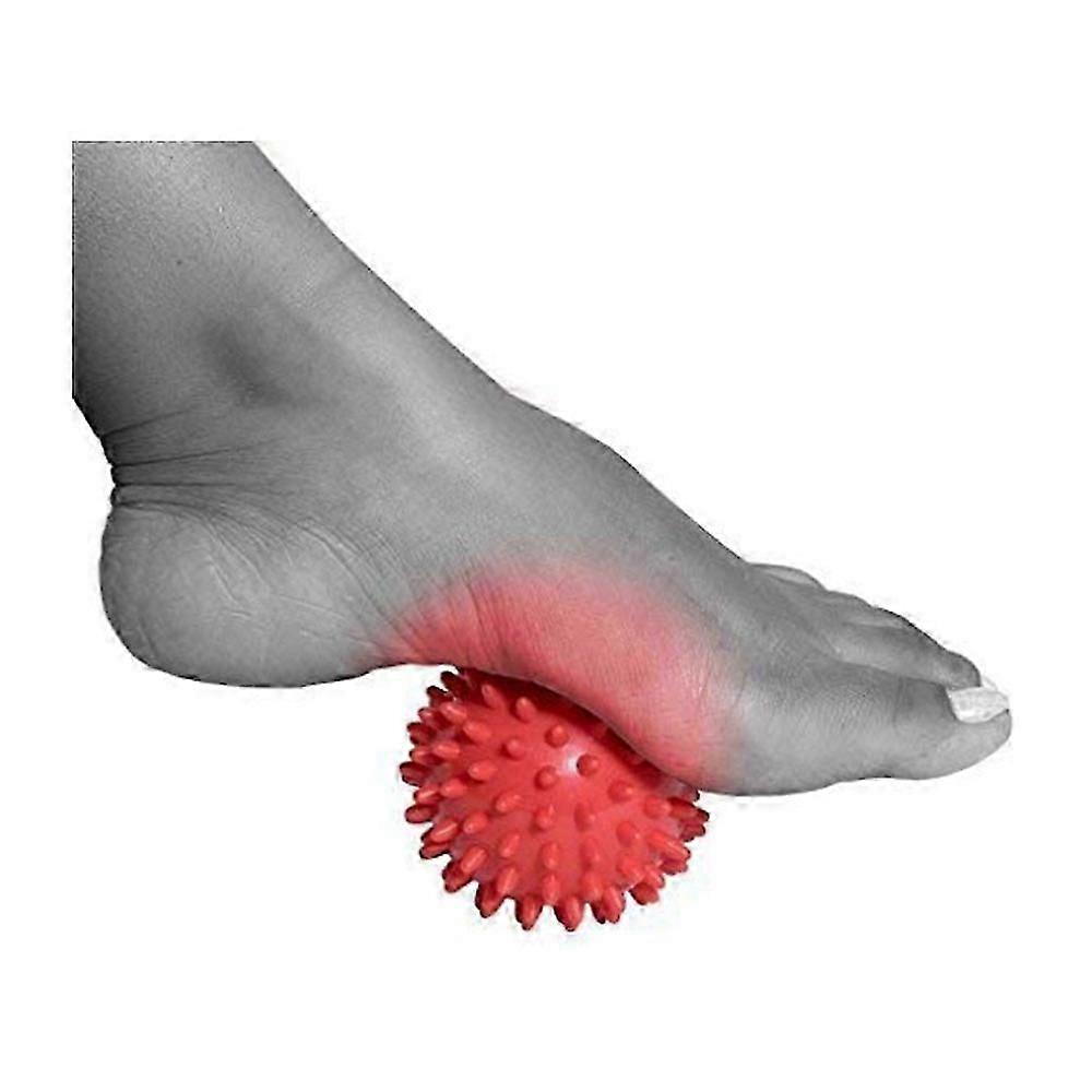 マッサージボール - 深部組織、背中のマッサージ、フットマッサージャー、足底筋膜炎、全身のためのスパイキー