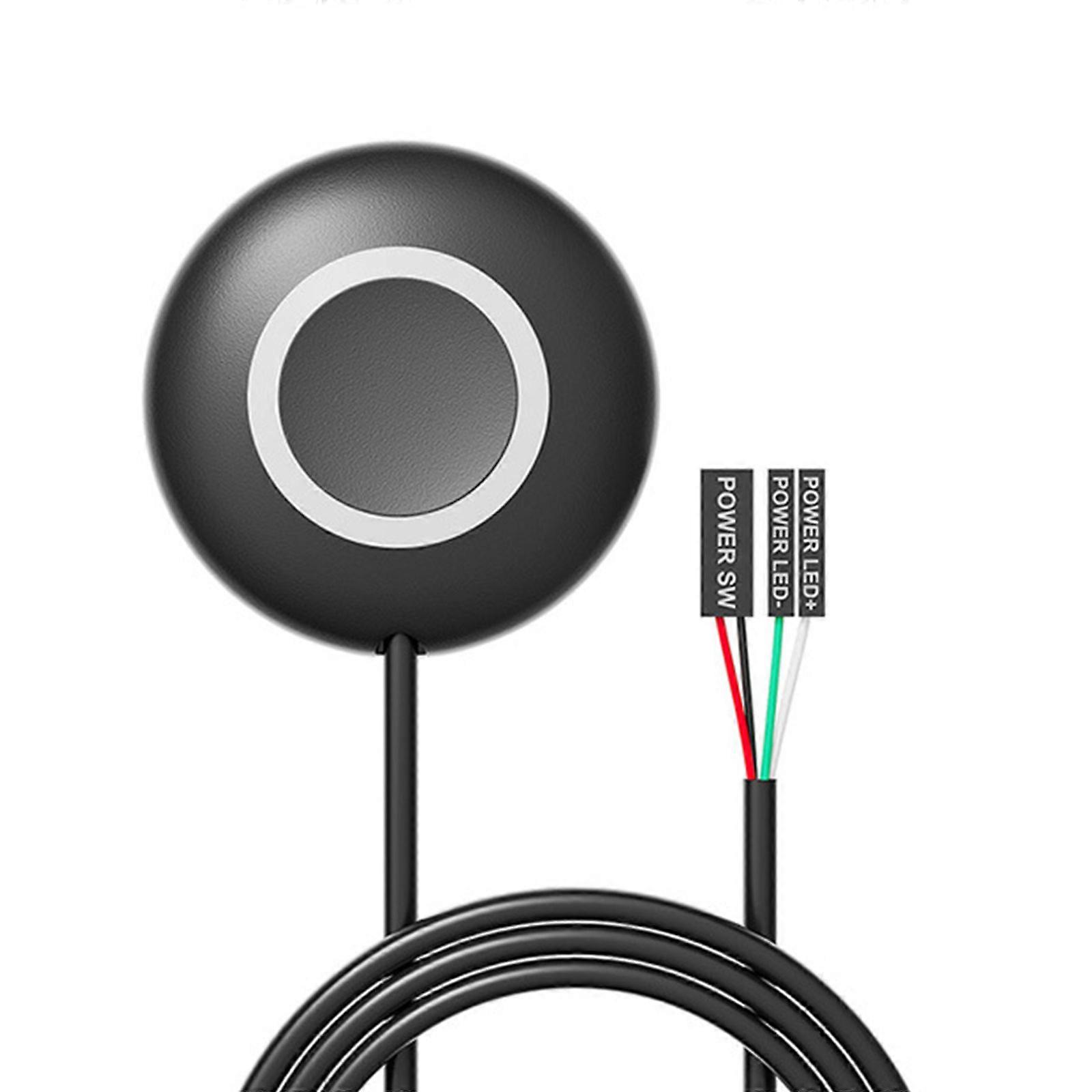 External PC Power Switches Desktop Computer Power Button 160cm Cable ON OFF Button Improve Power Control Experience Black