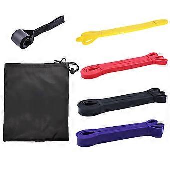Exercise Resistance Training Band Pull Up Assistance Band Gym Band Yoga Stretch Band for Body Workout Enduring  5 colors set