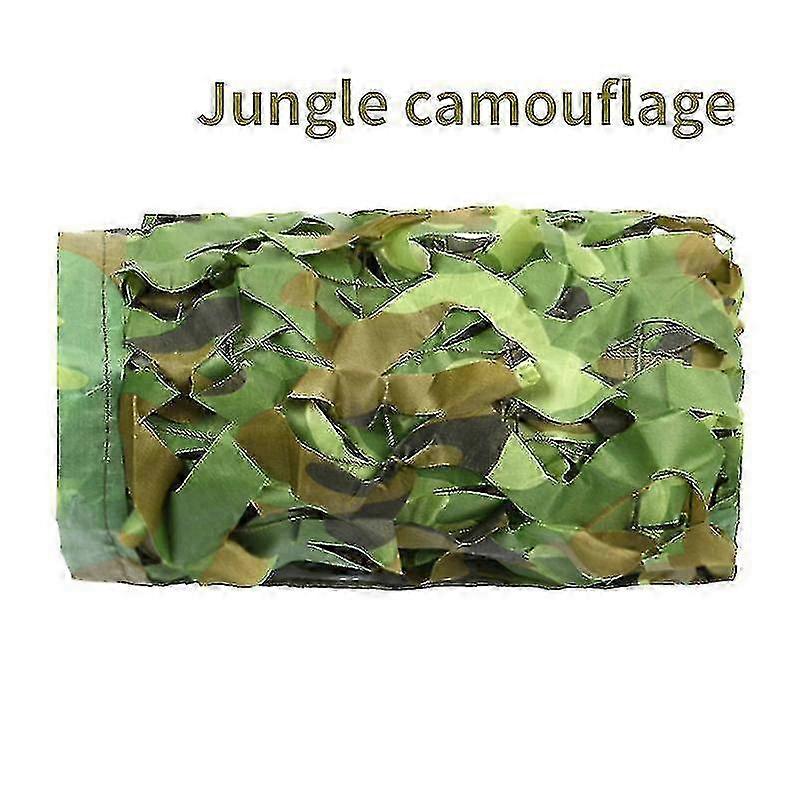7-Color Reinforced Camouflage Canvas Net for Swimming Pool, Beach & Garden - Sizes