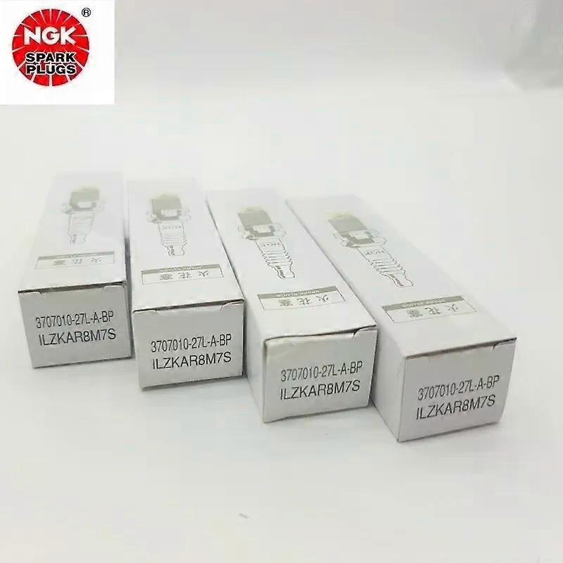 4PCS 3707010-27L-A-BP ILZKAR8M7S compatible for Iridium Platinum Spark Plug compatible for Hong Qi H5 H6 H9 HQ9 HS5 HS7 1.8T 2.0T(45TD)