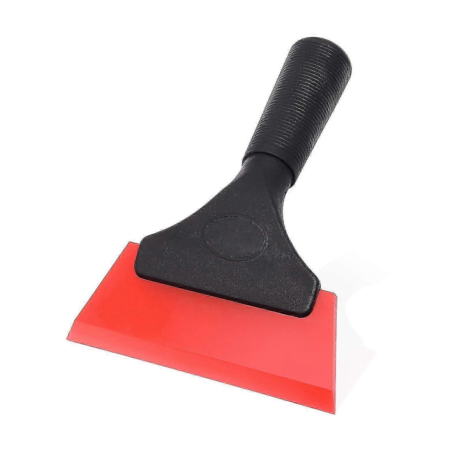 LINJOU Small Squeegee 5 inch Rubber Window Tint Squeegee  (Red, 1)
