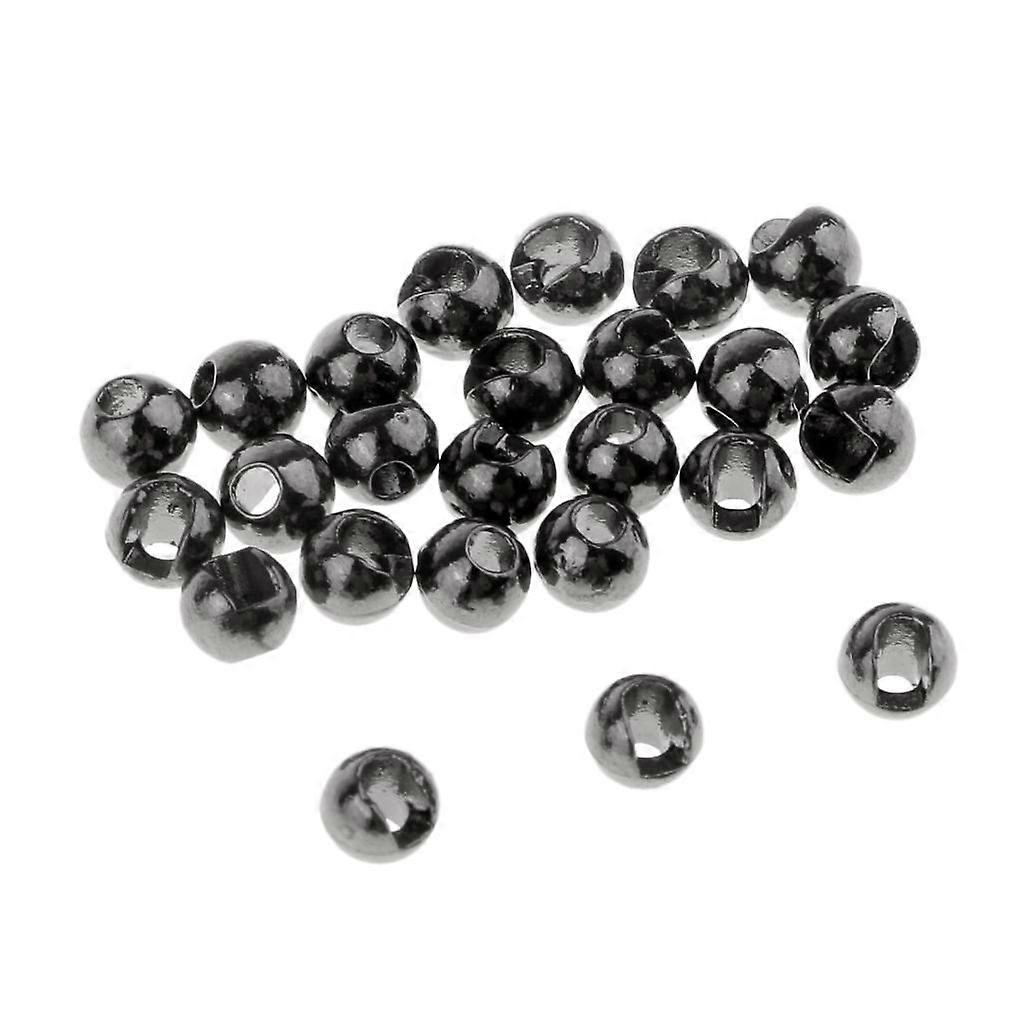 25st slitsade volfram pärlor rör flugor serpentiner flyga bindning pärlor material