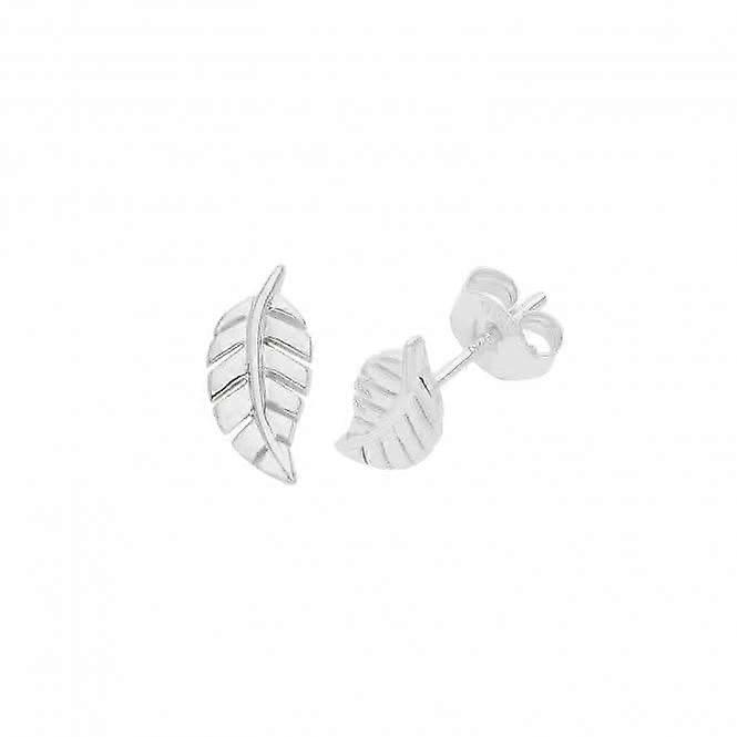 Acotis Silver Studs Rhodium Leaf G51267