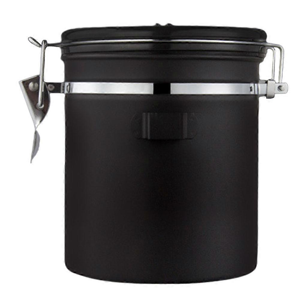 Gazechimp Sealed Coffee Bean Jar Creative 1.2L Coffee Container for Bar Cafe