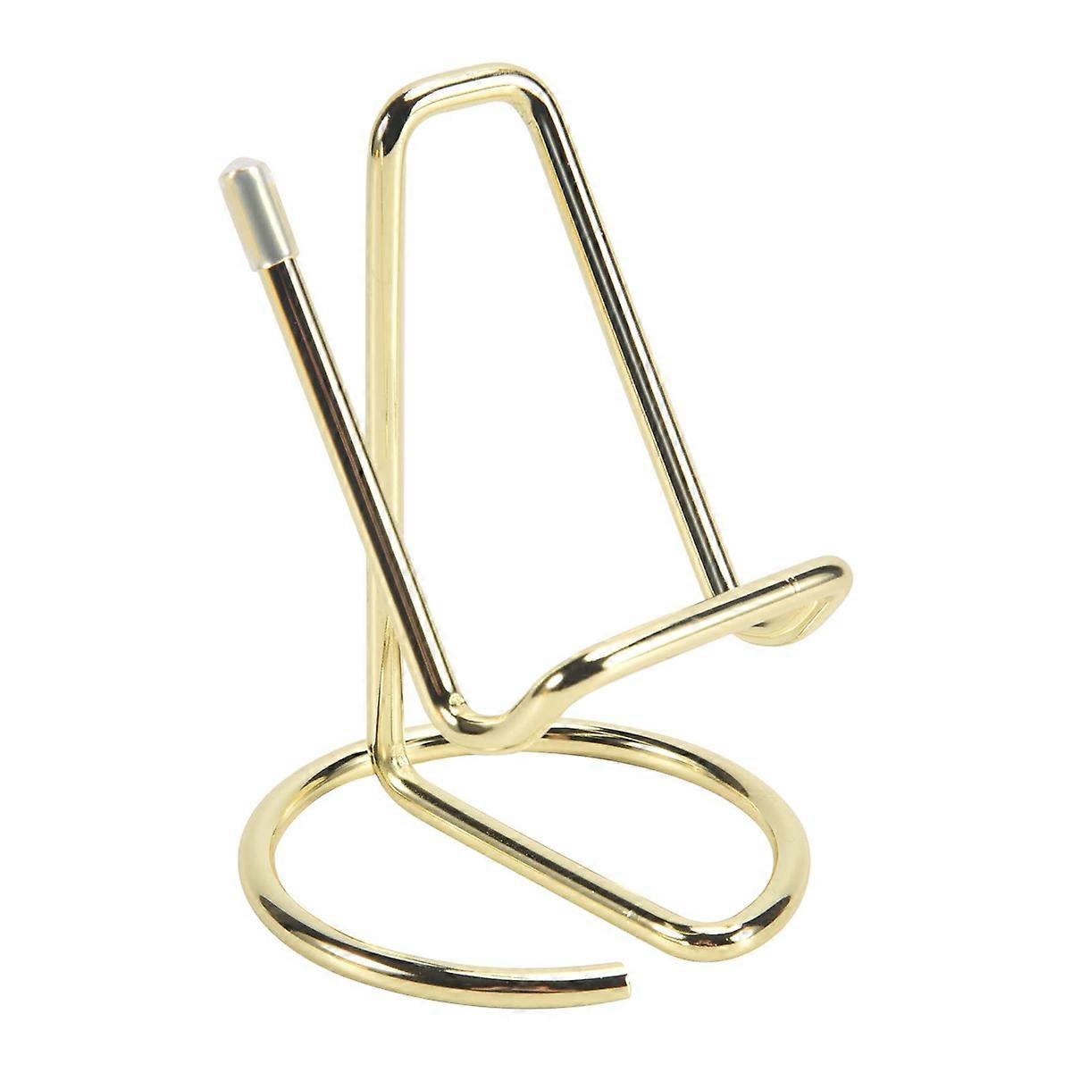 Visittkortholder for skrivebord, metall visittkort display holder stativ, kontor desktop navn kort ho