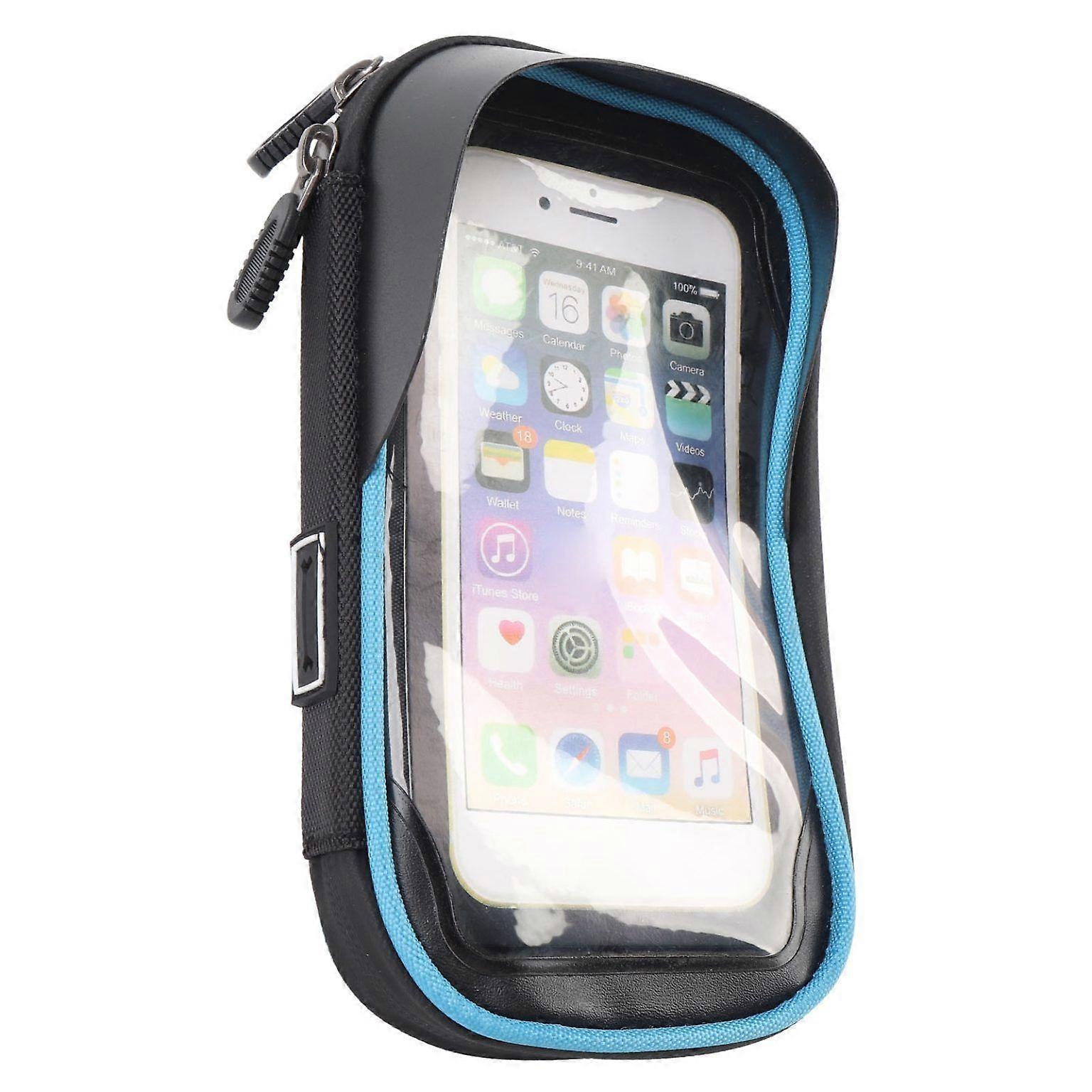 Waterproof Motorcycle Phone Pouch - 360 Rotating Front Frame Bag