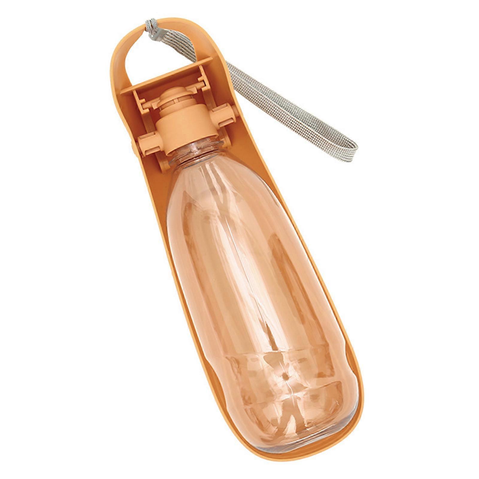 מתקפל לחיות מחמד מים בקבוק קערה לכלבים גדולים BPA חינם חיצוני שתייה כלב מתנה נייד שתייה מתקן כתום