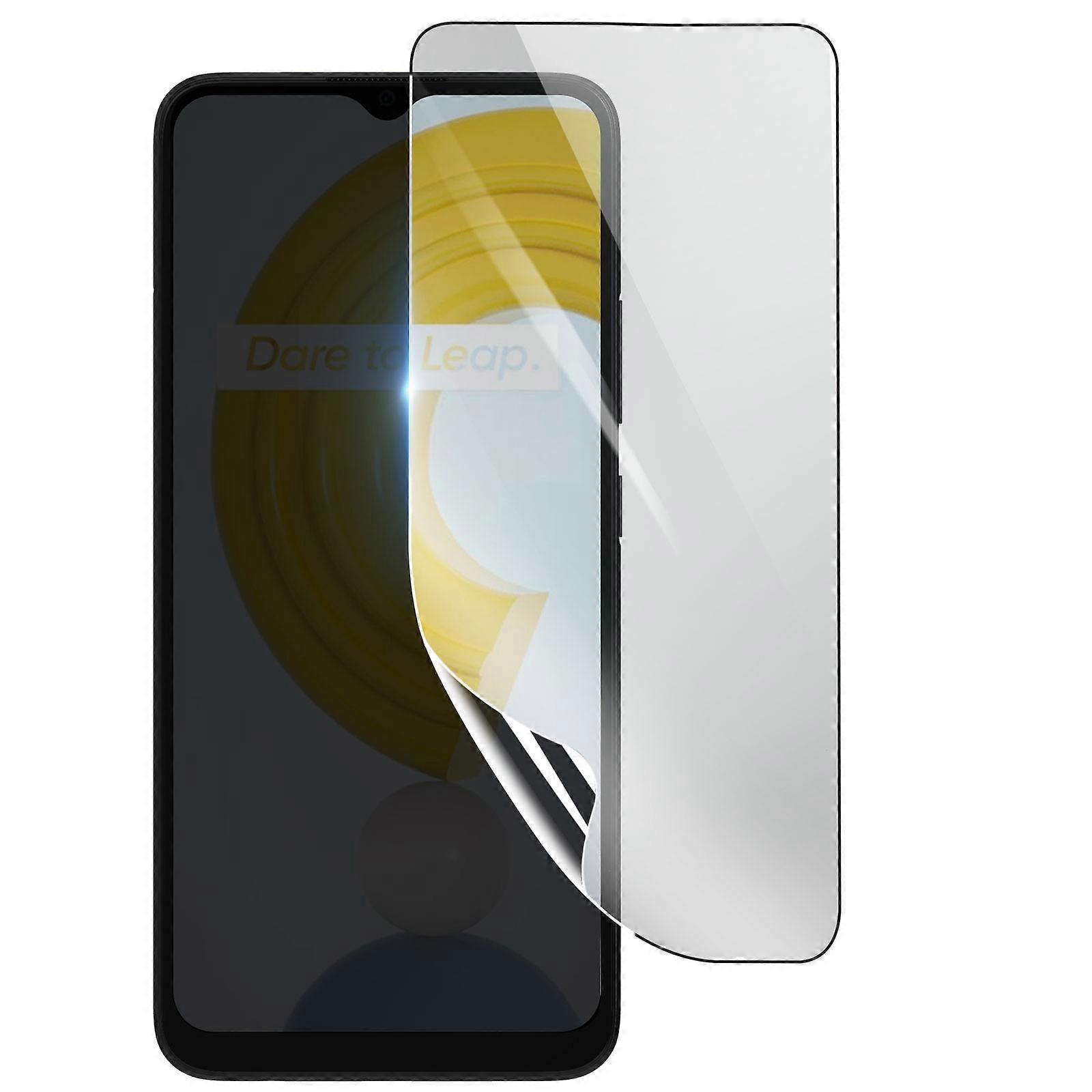 Shockproof Hydrogel Screen Protector for Realme C21, Transparent