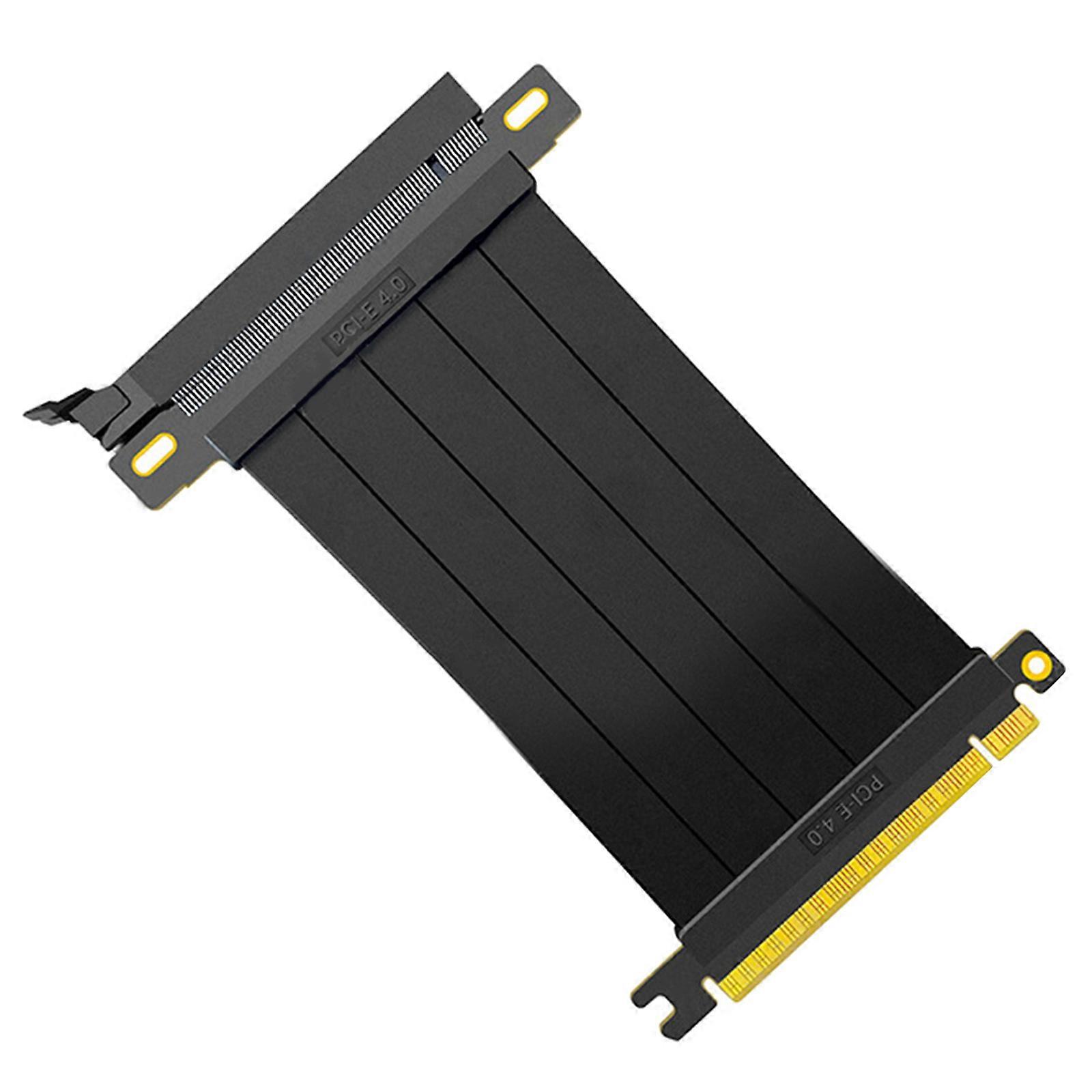 High Speed PC Graphics Cards PCI for Express Connector Cable Riser Card PCI-E 4.0 X16 Flexible Cable Expansion Port Adap Multicolor