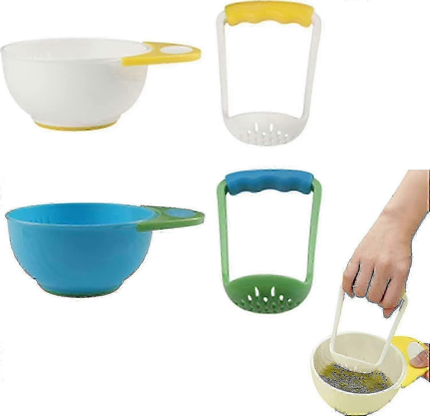 Compact Manual Potato Masher for Mini Food Processing