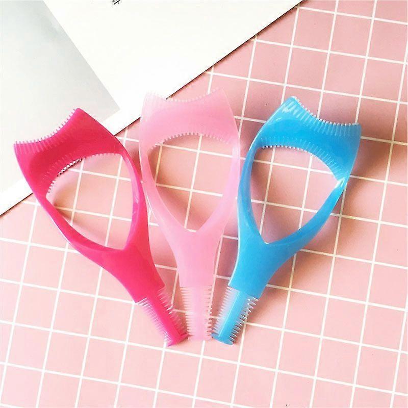 3pcs 3 in 1 Makeup Lash Tool Upper and Lower Mascara Applicator Aid Lash Comb Makeup Tool