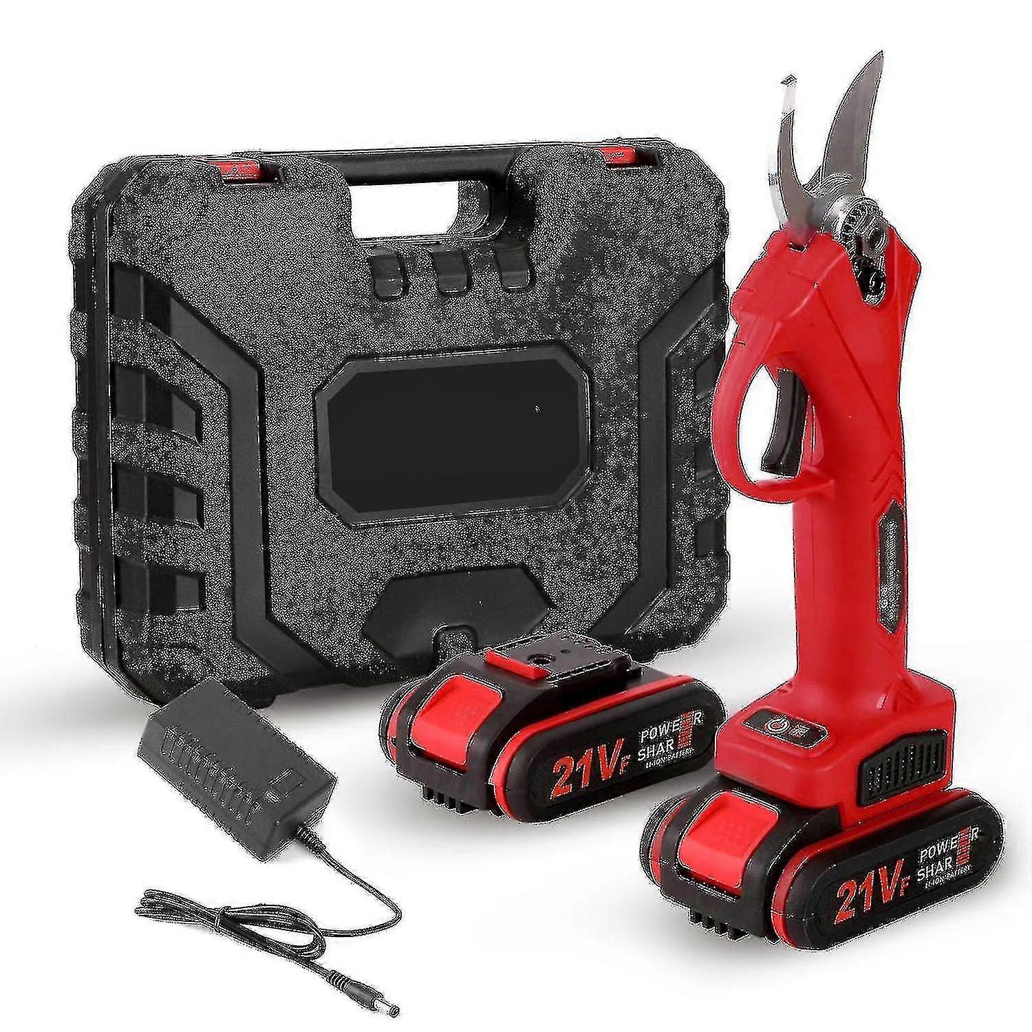 Portable Cordless Electric Pruning Shears Rechargeable Battery Powered Tree Branch Pruner Garden Cli