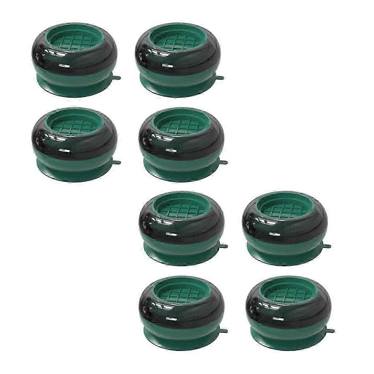 8PCS Fixing Mat for Laundry Appliances Compatible Most Washers and Dryers Home Dormitory Office Accessory Green