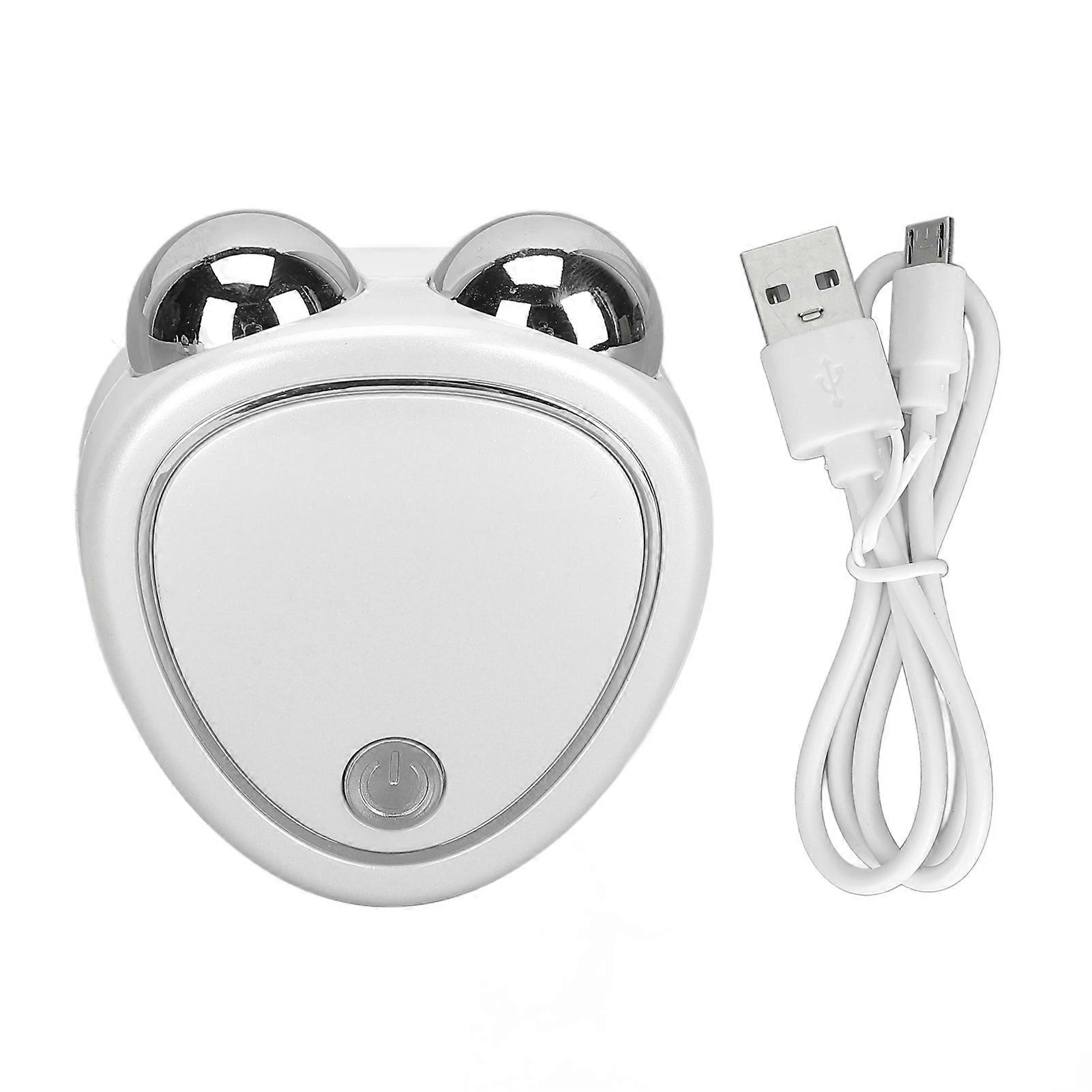 Microcurrent Facial Device Tightening Massaging Lifting Reduce Wrinkle V Face Sculpting Device White