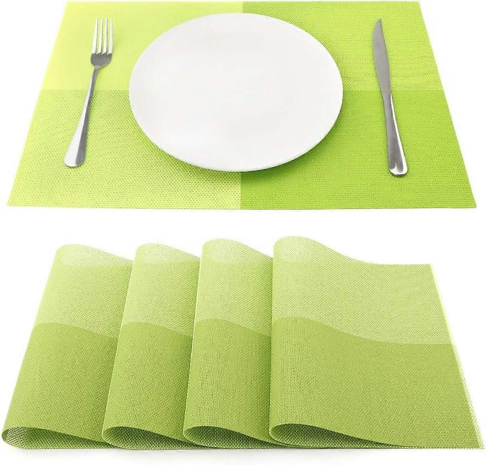 Set de 8 sets de table tissés PVC 45 * 30 cm