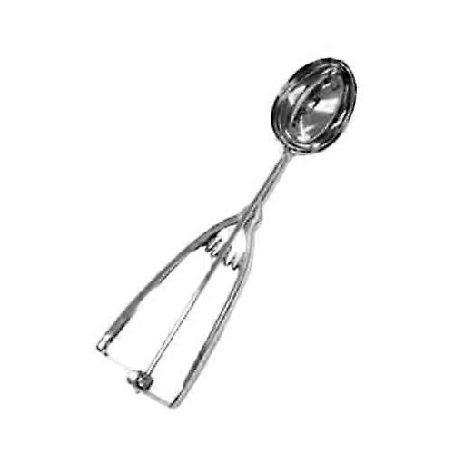 Disher 1-1/2 oz Oval Bowl 18/8 Stainless Steel Twin Grip Handle Spring Release