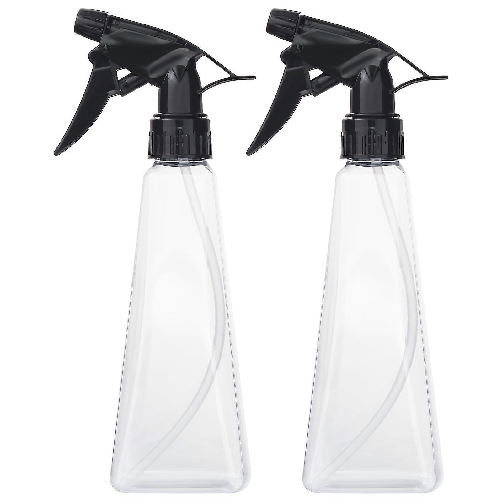 Spray Bottles 2-Pack 12 Oz Plastic Empty Mist Or Stream Leak Proof BPA-Free Multicolor