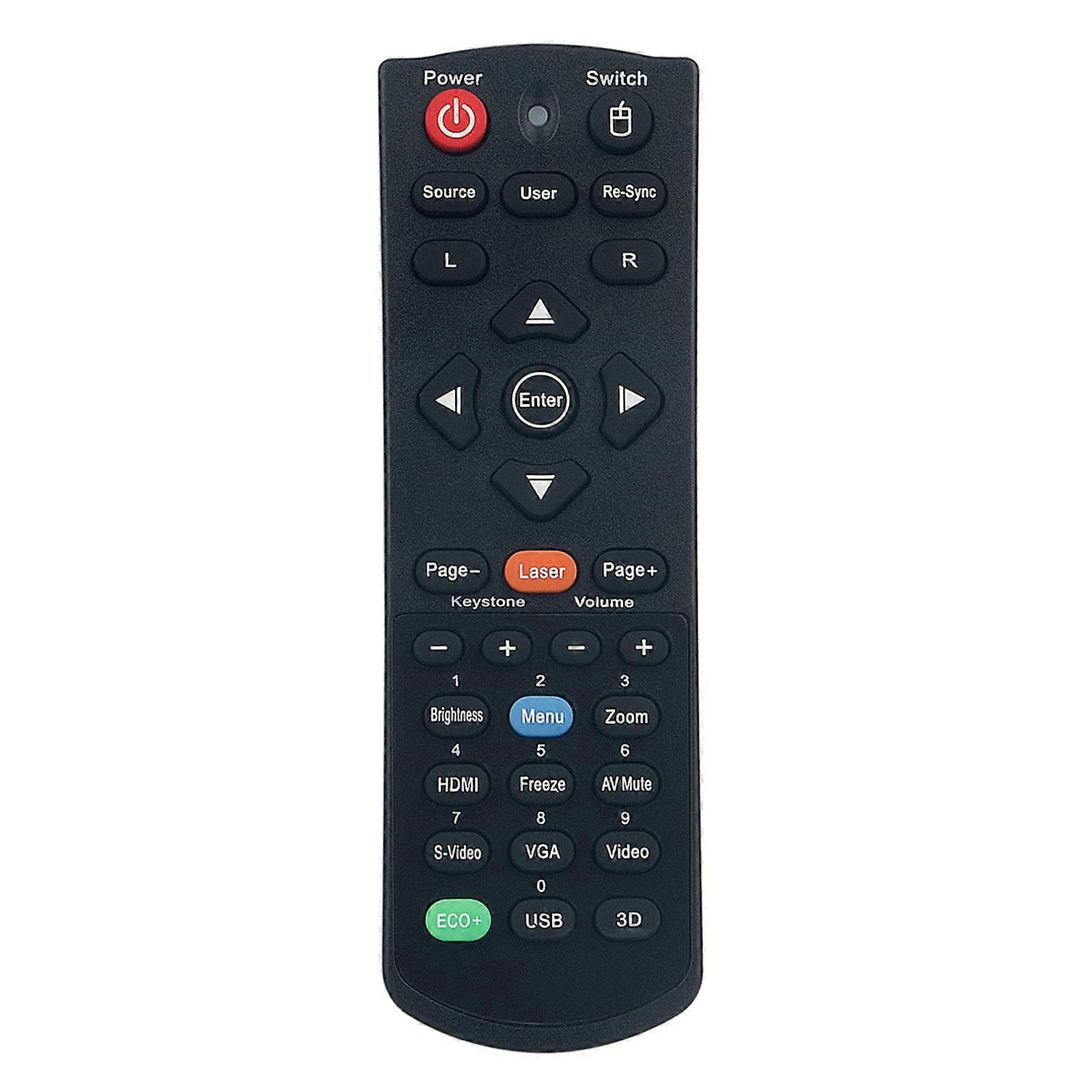 BR-5046L Remote Control for Optoma Projector EH300 DH30B DH1011 Replacement Compatible Device